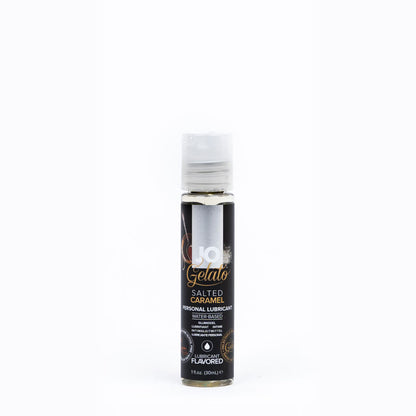 JO Gelato Salted Caramel Lube - 30 mL - Salted Caramel Flavoured Water Based Lubricant - 30 ml Bottle