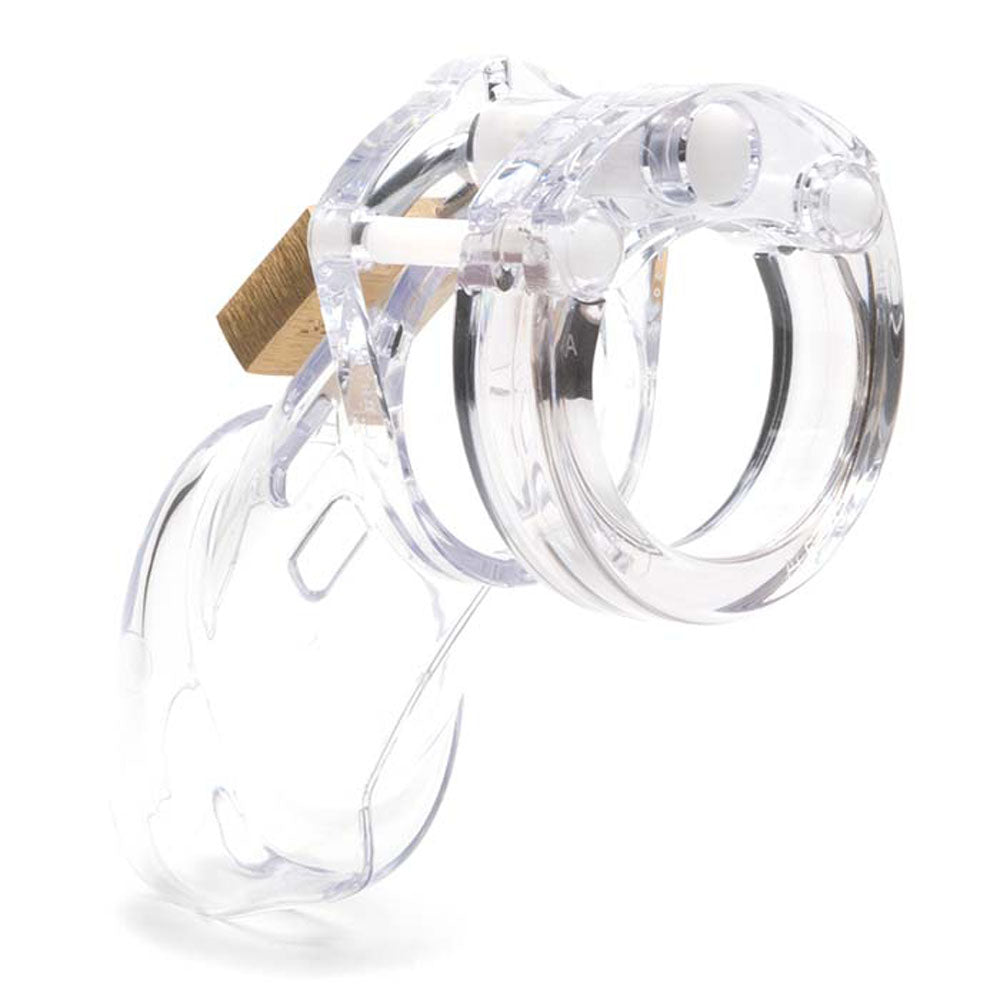 CB-6000 Chastity Cock Cage Kit - Clear