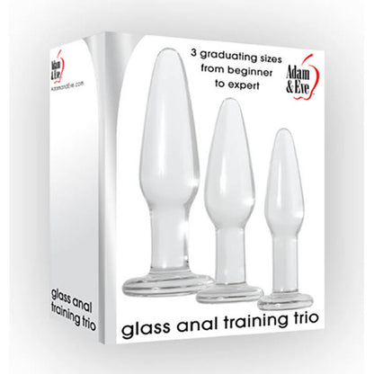 Adam & Eve Glass Anal Training Trio