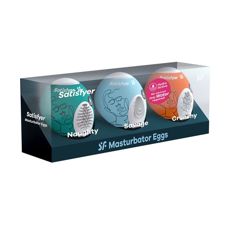 Satisfyer Masturbator Eggs - Mixed 3 Pack #2