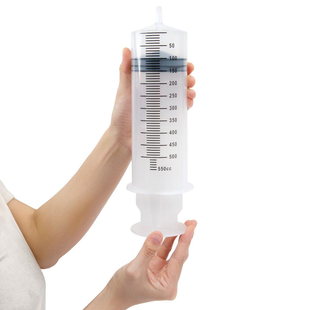 AquaClean 550ml Enema Syringe - 550 ml Capacity with Free Travel Douche Included