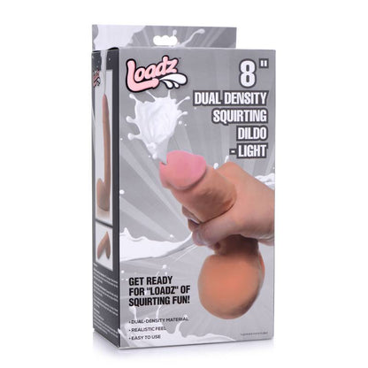 Loadz 8'' Dual Density Squirting Dildo