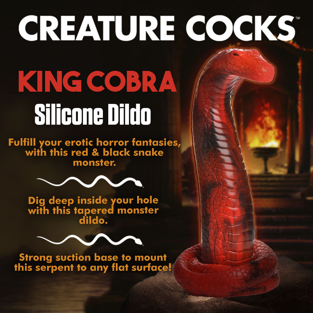 Creature Cocks King Cobra Silicone Dildo