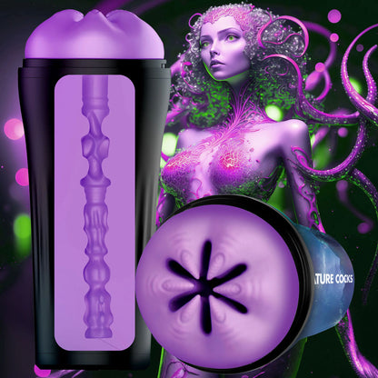 Creature Cocks Wormhole Alien Stroker - Purple Fantasy Stroker