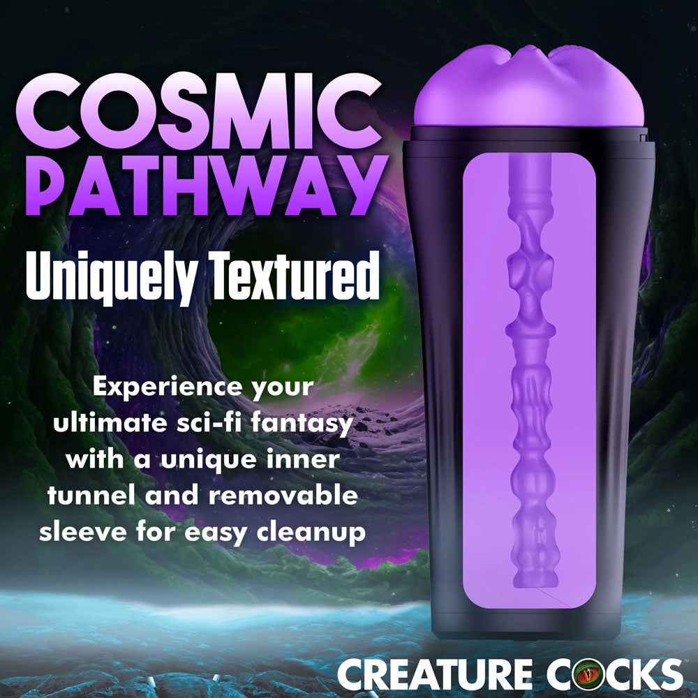 Creature Cocks Wormhole Alien Stroker - Purple Fantasy Stroker