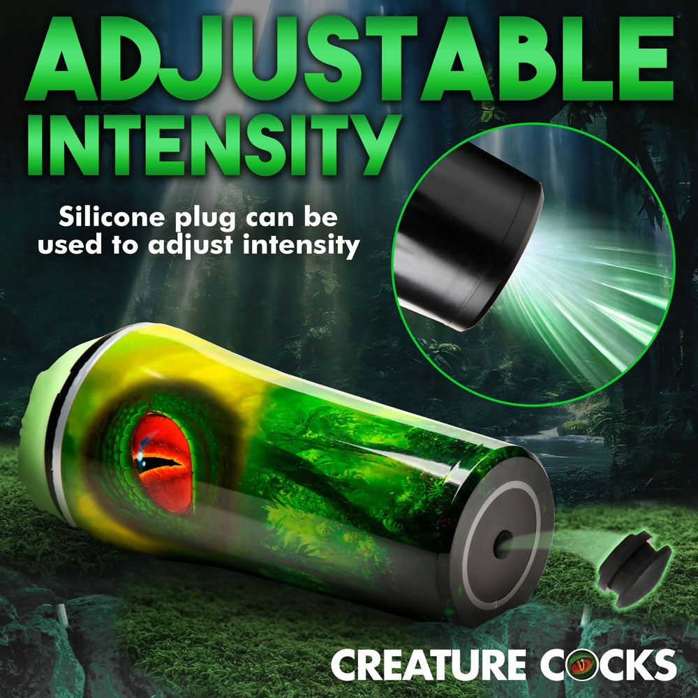 Creature Cocks Raptor Reptile Stroker - Green Fantasy Stroker