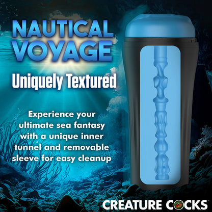 Creature Cocks Pussidon Sea Monster Stroker - Blue Fantasy Stroker