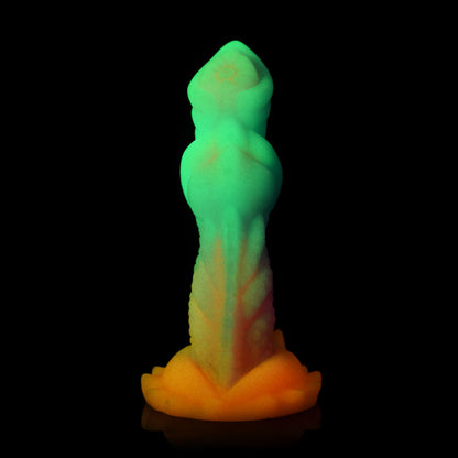 Creature Cocks Aqua-Cock - Glow in Dark Multi-Coloured 19.3 cm Fantasy Dildo