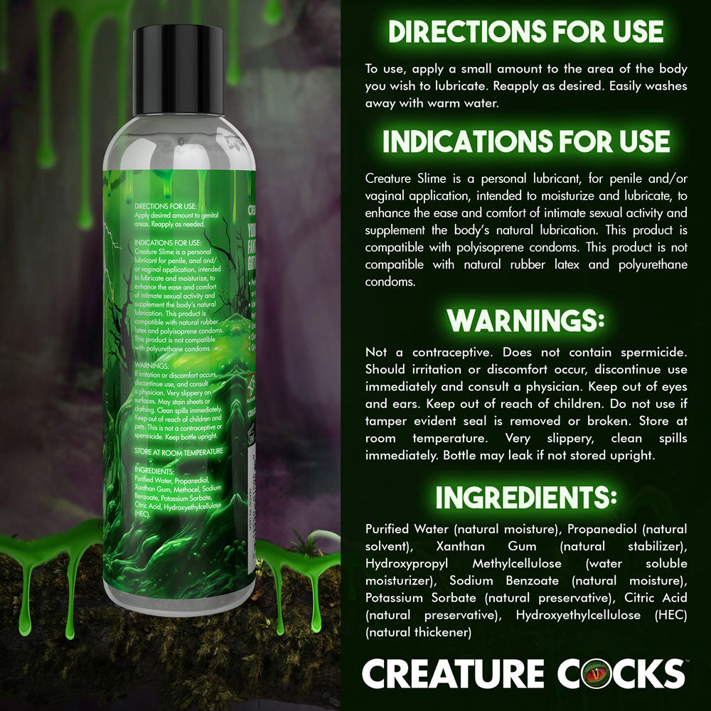 Creature Cocks Water-Based Lubricant - 236 ml - Water Based Lubricant - 236 ml Pump Bottle