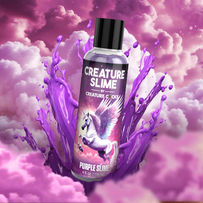 Creature Slime by Creature Cocks - Purple Slime - Purple Water Based Lubricant - 118 ml Bottle