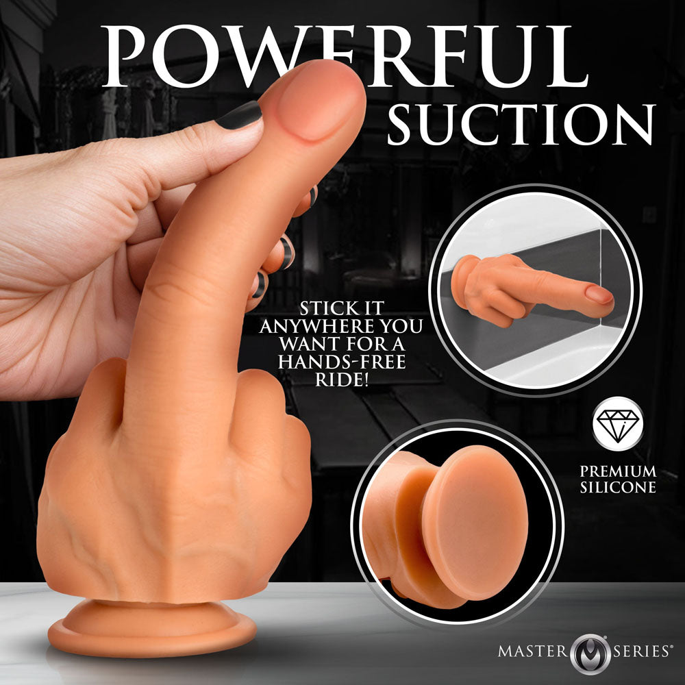 Master Series The Finger - Flesh 21.3 cm Giant Finger Dildo