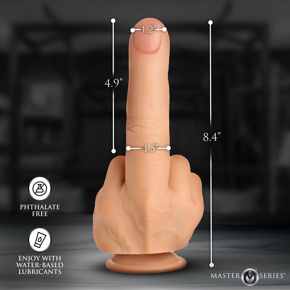 Master Series The Finger - Flesh 21.3 cm Giant Finger Dildo