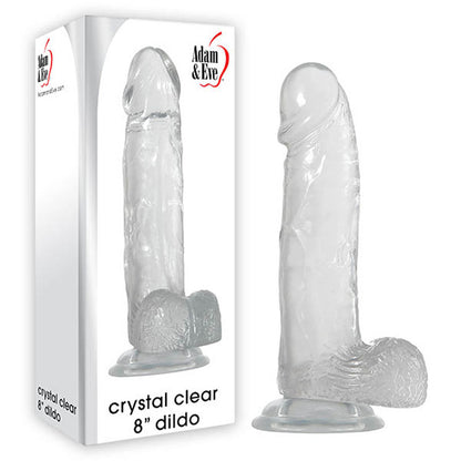 Adam & Eve Crystal Clear 8'' Dildo