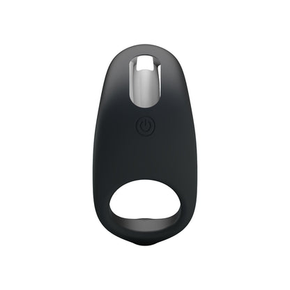 Party Up KING Rechargeable Cock Ring - Black USB Rechargeable Cock Ring