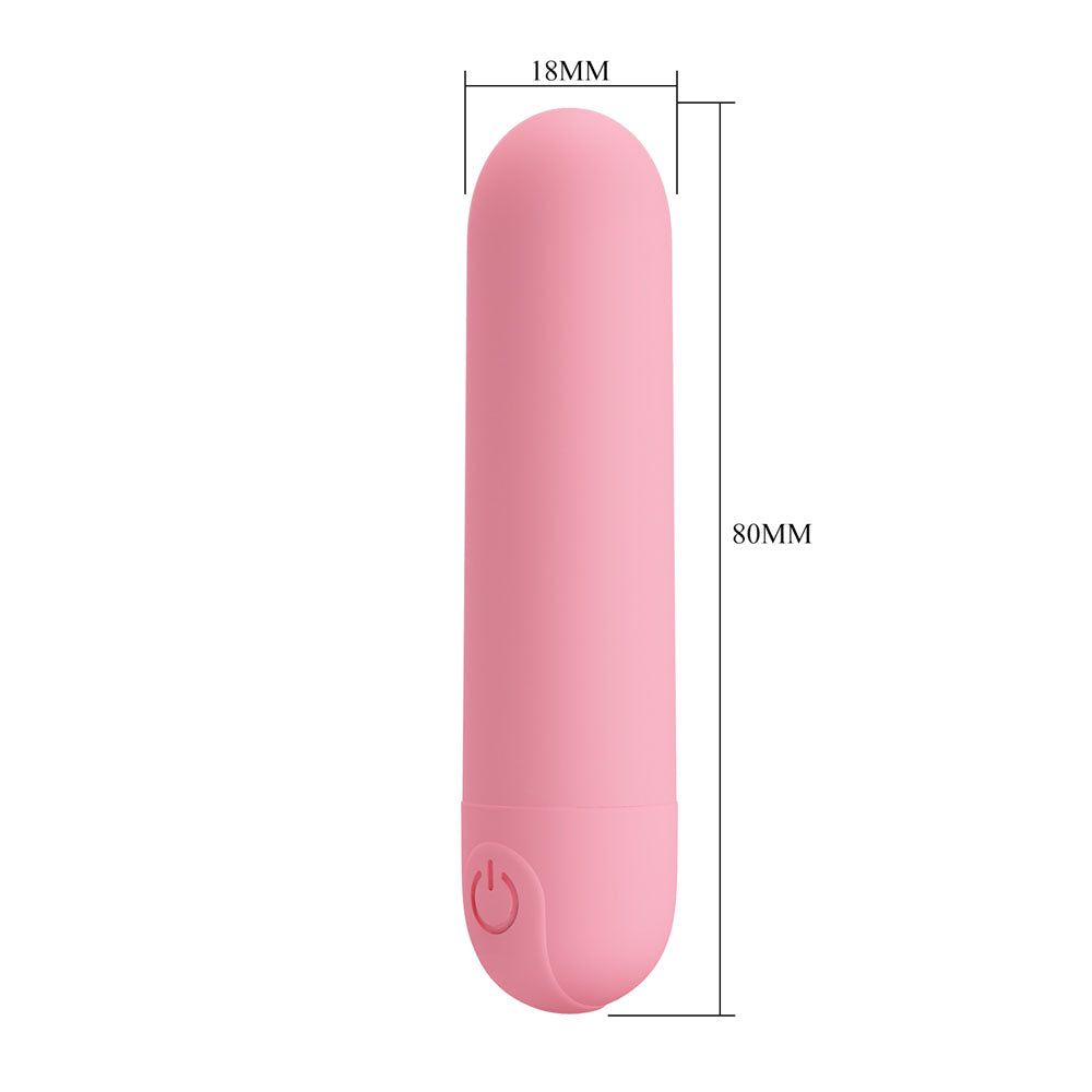 Party Up HENRY Mini Bullet - Pink - Pink 8 cm USB Rechargeable Bullet
