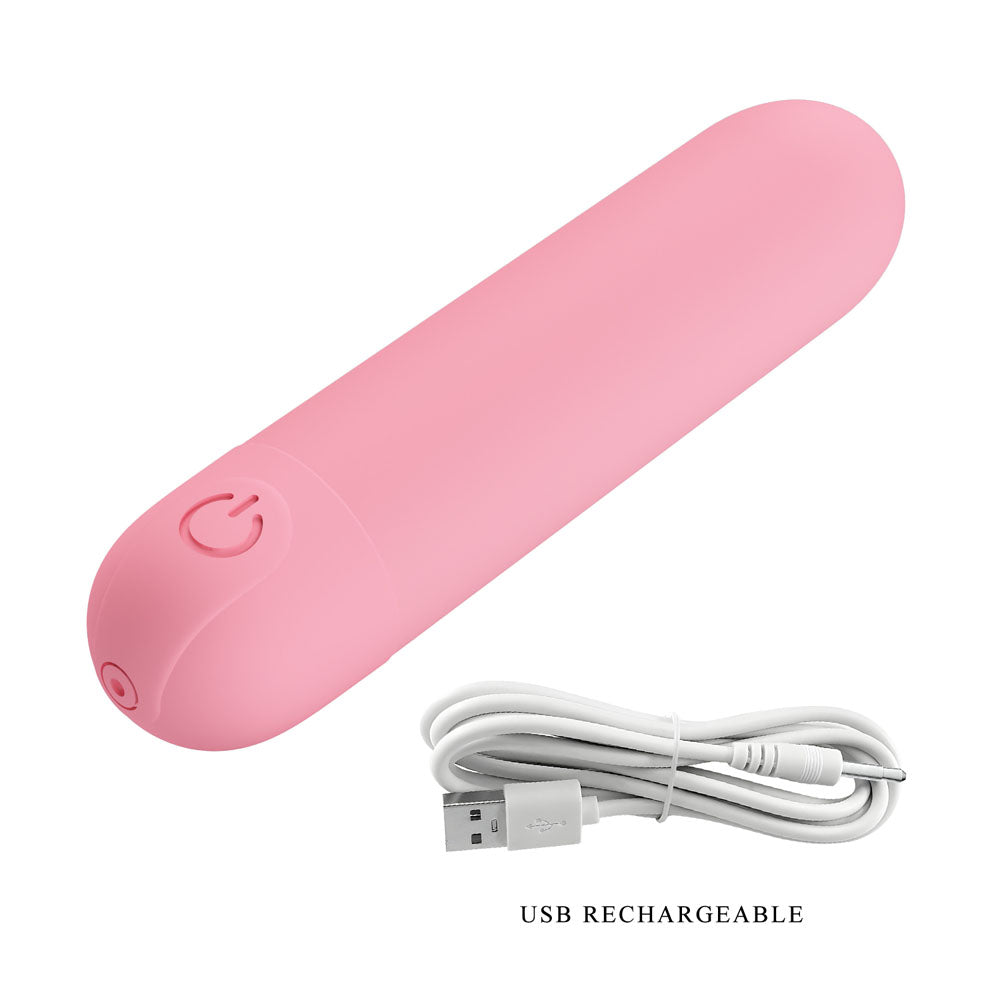 Party Up HENRY Mini Bullet - Pink - Pink 8 cm USB Rechargeable Bullet