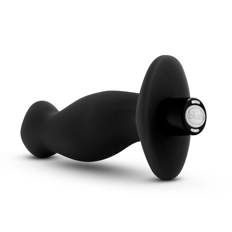 Anal Adventures Platinum Vibrating Prostate Massager 02 - Black 10.8 cm USB Rechargeable Prostate Massager