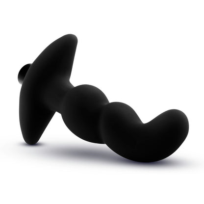 Anal Adventures Platinum Vibrating Prostate Massager 03 - Black USB Rechargeable 15.2 cm Prostate Massager