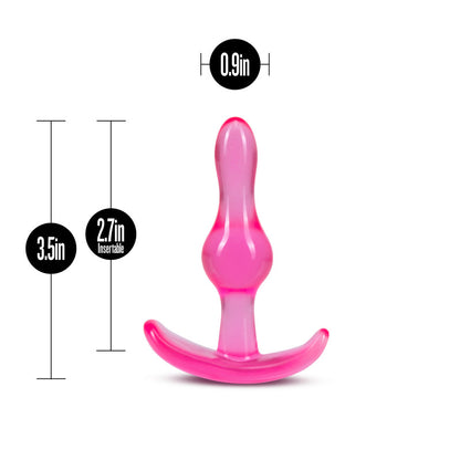 B Yours Curvy Anal Plug - Pink 8.9 cm Butt Plug