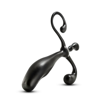 Anal Adventures Prostate Stimulator - Black 12.7 cm Prostate Massager