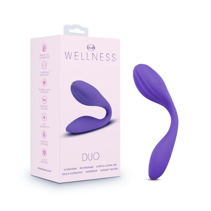 Wellness Duo - Purple - Purple USB Rechargeable Couples Vibrator