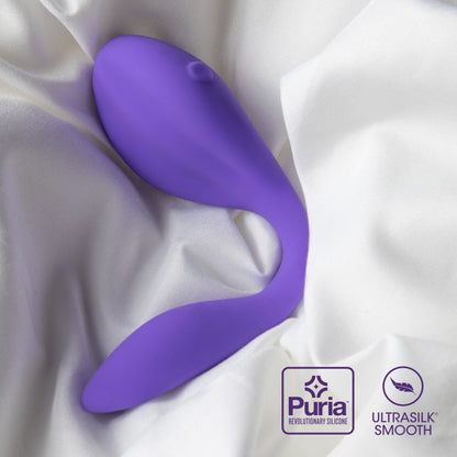 Wellness Duo - Purple - Purple USB Rechargeable Couples Vibrator