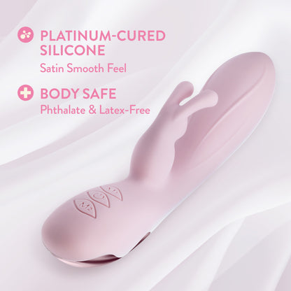 Blush - Morgan - Pink 19.7 cm USB Rechargeable Rabbit Vibrator