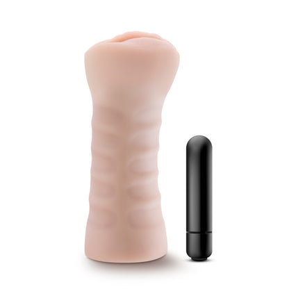 M for Men Ashley - Flesh Vibrating Vagina Stroker