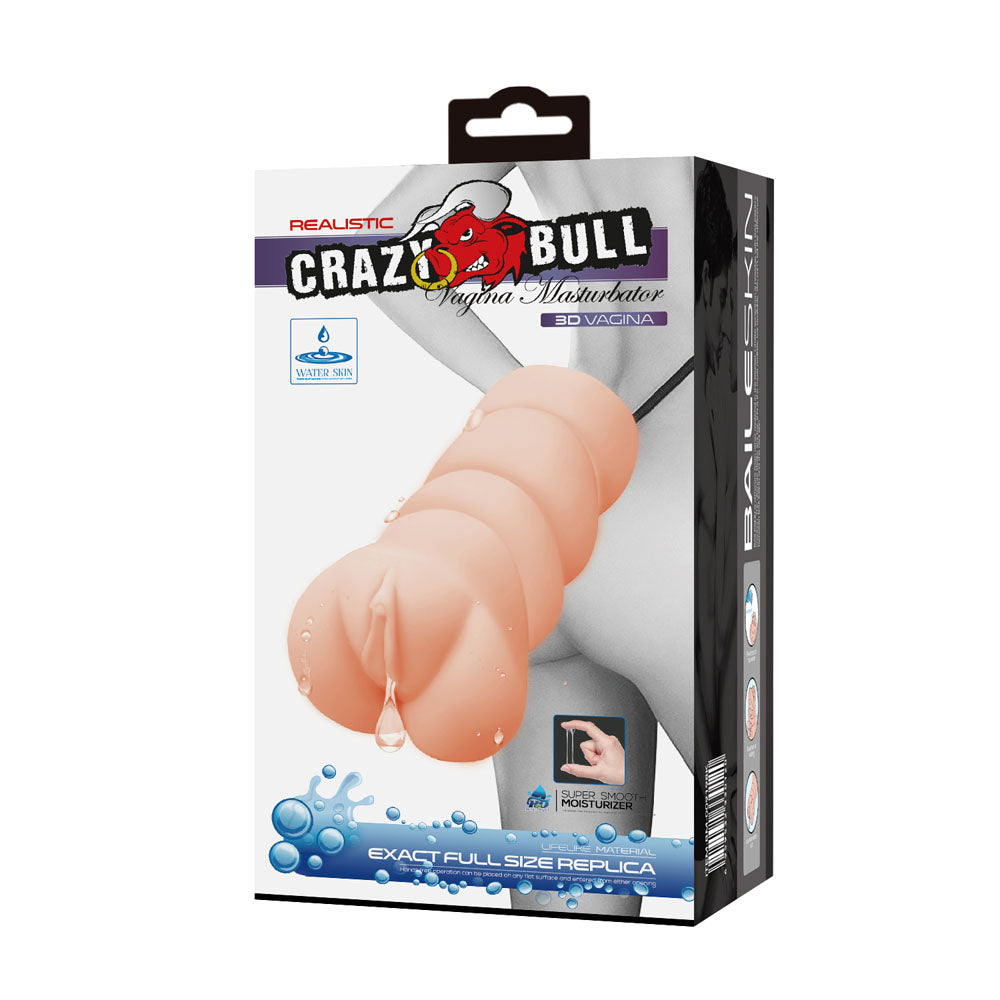 CRAZY BULL Vagina Stroker - Flesh Vagina Stroker