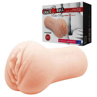 CRAZY BULL MAGGIE Vagina Stroker - Flesh Vagina Stroker