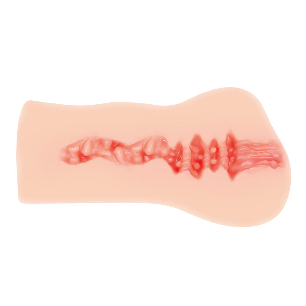 CRAZY BULL NADYA Vibrating Vagina Stroker - Flesh Vibrating Vagina Stroker