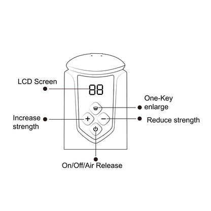 Maia ARCHER - Blue USB Rechargeable Automatic Penis Pump