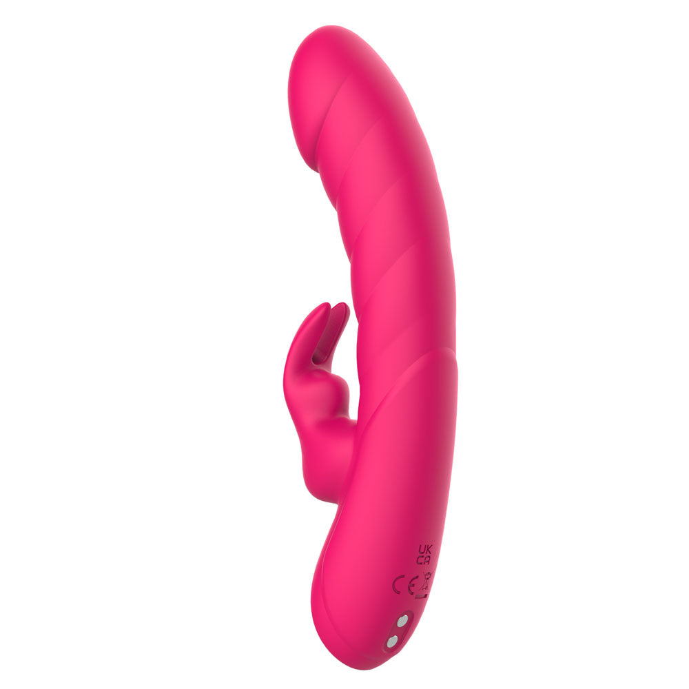 Party Up MONICA - Pink - Pink 15.8 cm USB Rechargeable Rabbit Vibrator
