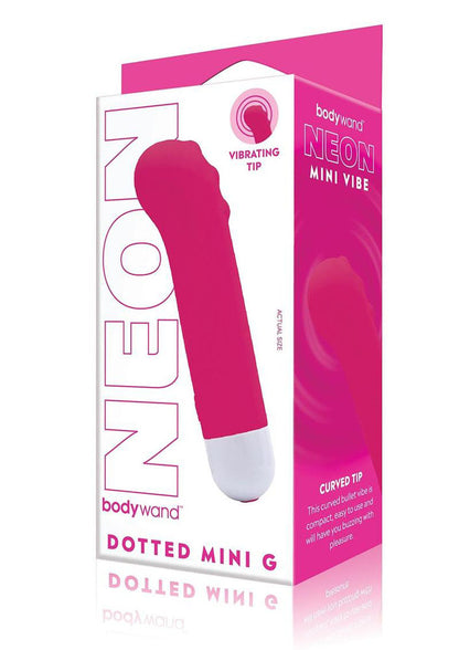 Bodywand Neon Dotted Mini G - Neon Pink