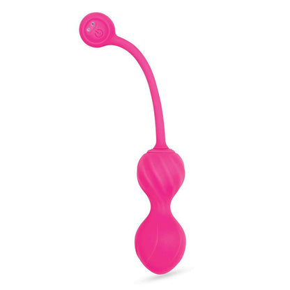 Bodywand Squeeze Remote-Control Pelvic Floor Trainer - Pink USB Rechargeable Weighted Kegel Balls with Remote