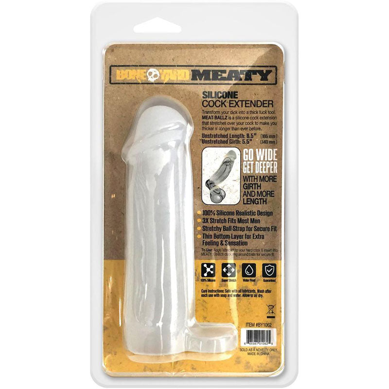 Boneyard Meaty Cock Extender - Clear