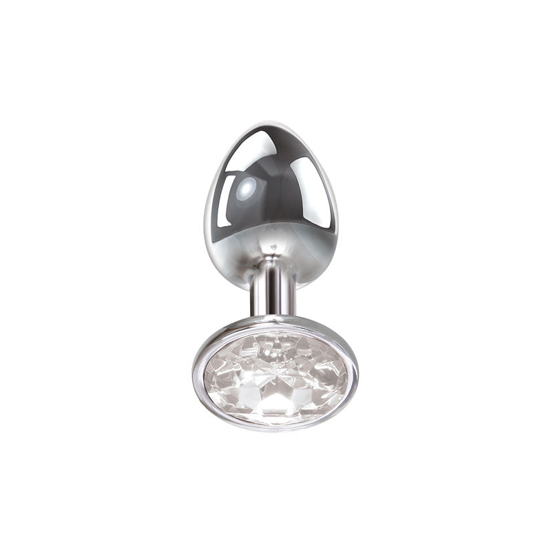 Adam & Eve Clear Gem Anal Plug - Small