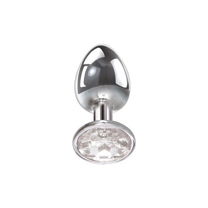 Adam & Eve Clear Gem Anal Plug - Large