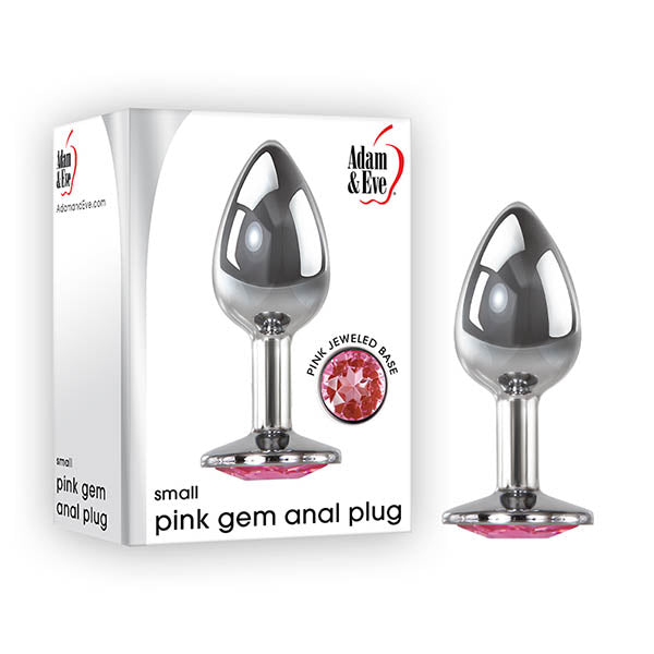 Adam & Eve Pink Gem Anal Plug - Small