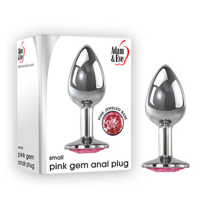 Adam & Eve Pink Gem Anal Plug - Small