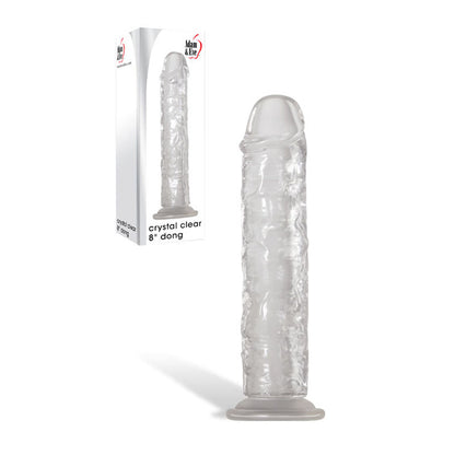 Adam & Eve Crystal Clear 8'' Dong - Clear 20.3 cm Dong