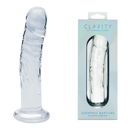 Clarity - Seraphic Rapture - Clear 17.8 cm Glass Dildo