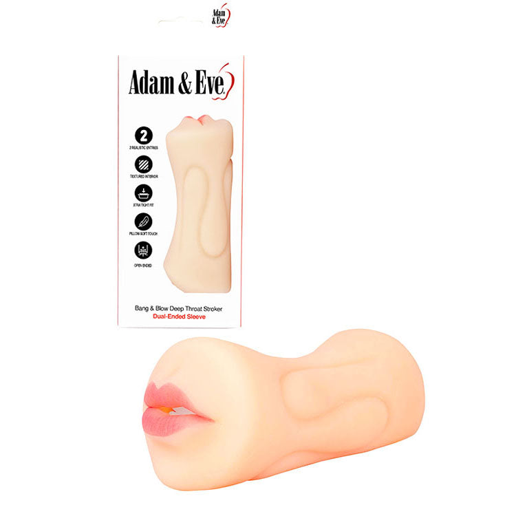 Adam & Eve Bang & Blow Deep Throat Stroker