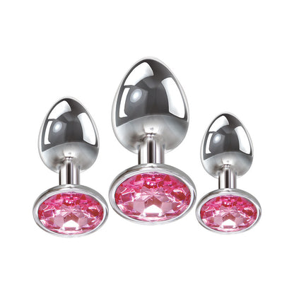 Adam & Eve Pink Gem Anal Plug Set