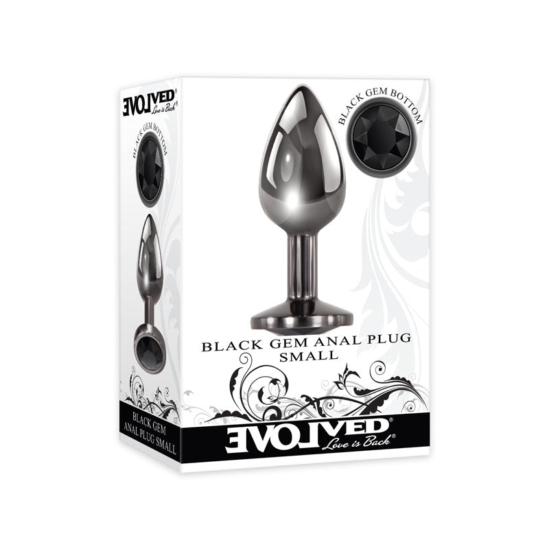 Evolved Black Gem Anal Plug - Small