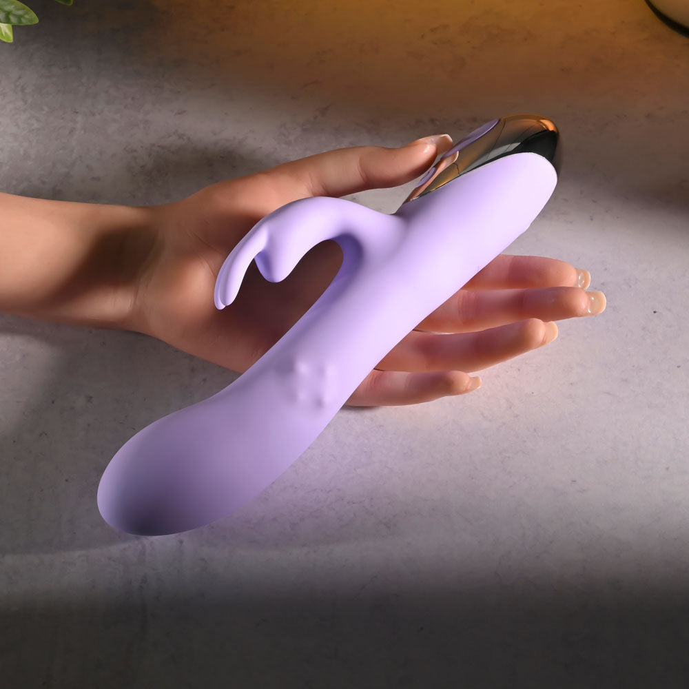 Evolved SPINDERELLA - Purple USB Rechargeable Rabbit Vibrator