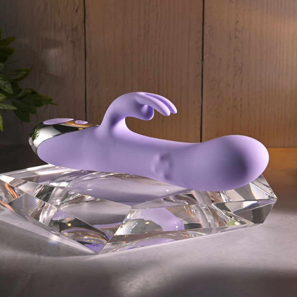 Evolved SPINDERELLA - Purple USB Rechargeable Rabbit Vibrator