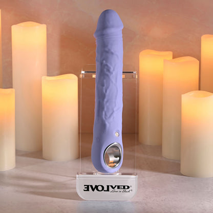 Evolved LARGE PURPLE FANTASY - Purple 21.8 cm USB Rechargeable Vibrator