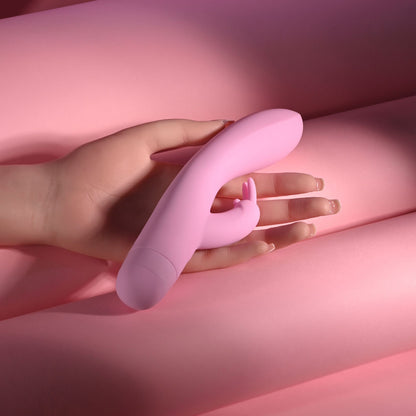 Evolved CUSHY BUNNY - Pink 19.1 cm USB Rechargeable Rabbit Vibrator