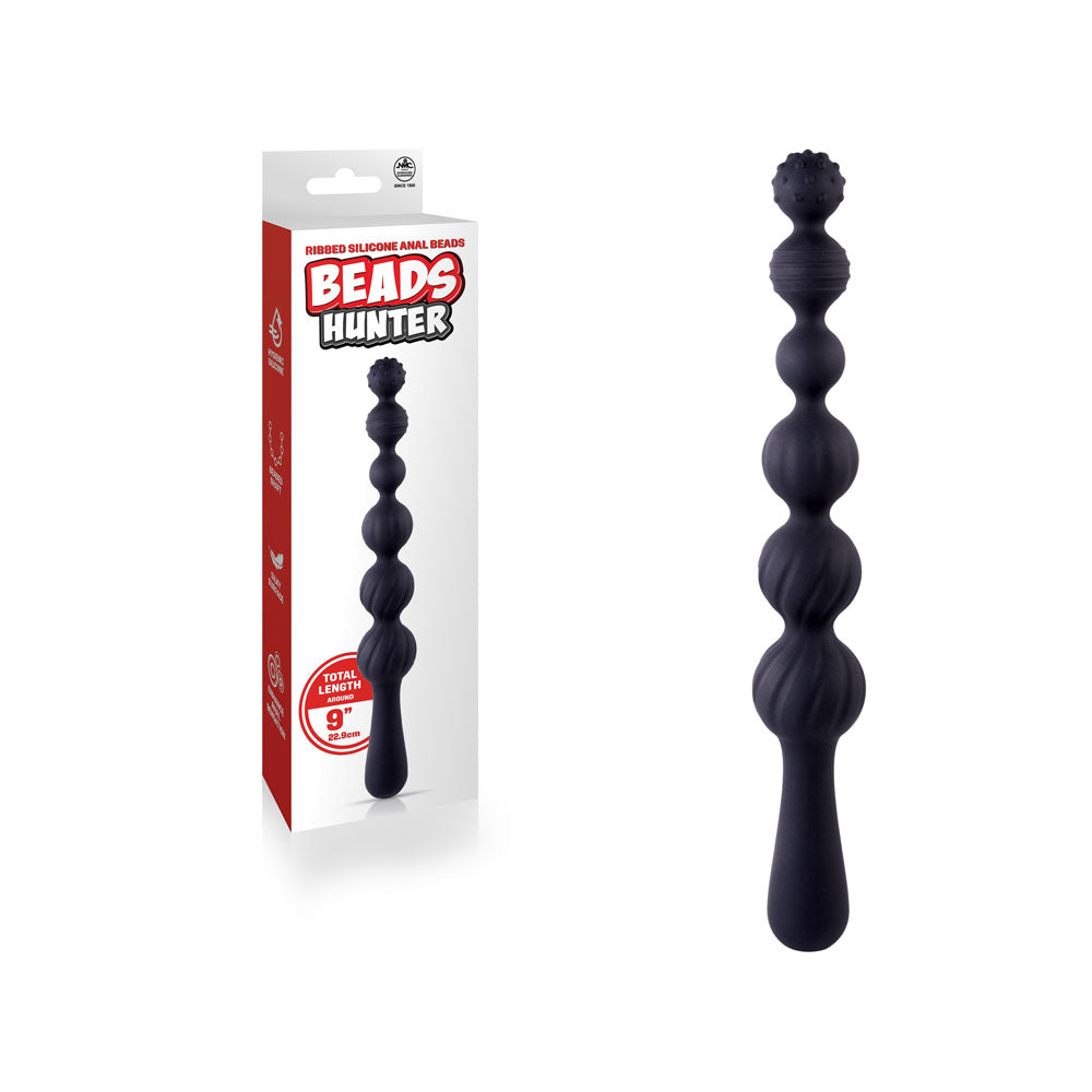 Beads Hunter - Black - Black 22.9 cm Anal Beads